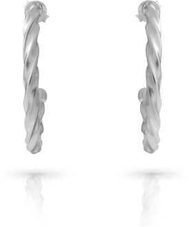 'Beverly' Dames 925 Sterling Zilveren Oorbellen - Zilver ZO-7554