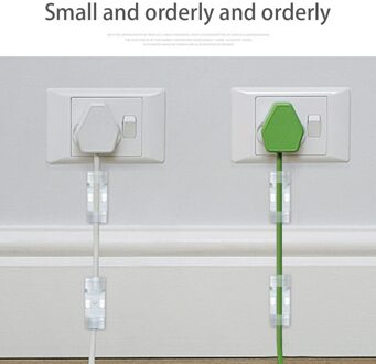 Bevestigingsmiddelen Zelfklevende Muur Draad Houder Bureau Kantoor Vaste Multifunctionele Cord Organisator Kabel Clip Klem Beheer Gesp transparant S