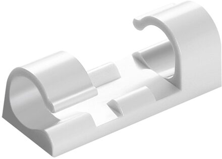 Bevestigingsmiddelen Zelfklevende Muur Draad Houder Bureau Kantoor Vaste Multifunctionele Cord Organisator Kabel Clip Klem Beheer Gesp wit L