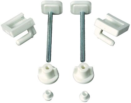 Bevestigingsset Metaal/kunststof Wc-bril