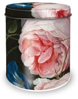 Bewaarblik De Heem Bloemen Ø10xh11,5cm Multikleur