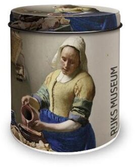 Bewaarblik Het Melkmeisje Ø10xh11,5cm Multikleur