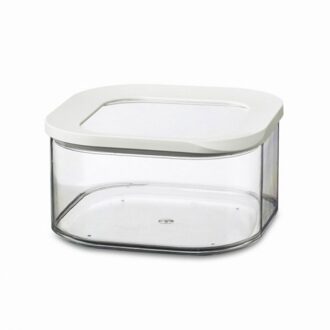 Bewaardoos Modula vierkant 1250 ml - wit