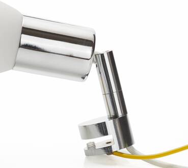 Beweegbare spiegellamp JENNY chroom, wit