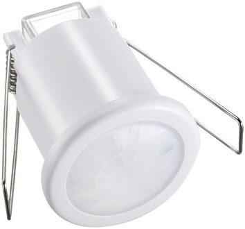 Bewegingssensor PIR - Kozolux - 6m - Max 200W - 360D - Inbouw - Rond - Wit
