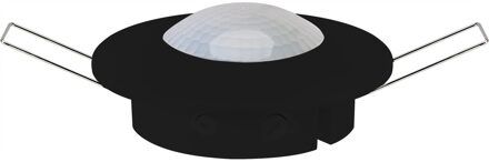 Bewegingssensor PIR - Kozolux - 6m - Max 300W - 360D - Inbouw - Rond - Zwart