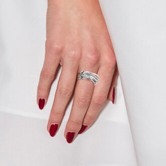 Bewijs van liefde Ring Son Entremés Silver 925 - Wild Zilver - Q 1/2