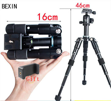 Bexin Mate 10 Tafelblad Mini Reizen Statief Bal Hoofd Compact Voor Iphone Dslr Camera