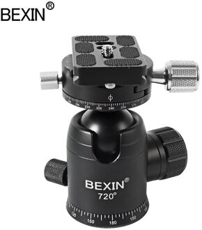 Bexin Panoramisch Hoofd Statief Camera Mount Schieten Adapter Photo Head 360 Roterende Kop Voor Dslr Camera Video Statief Mount