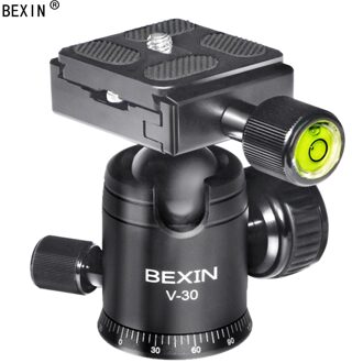 Bexin V30 Dslr Camera Tripod Ball Head 360 Graden Swivel Fotografie Mount