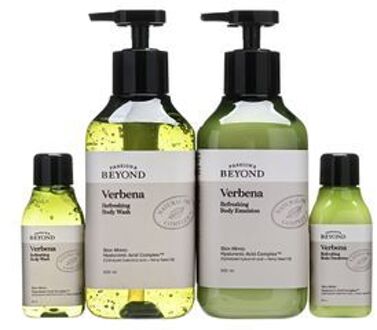 Beyond Verbena Body Wash & Body Emulsion Set 4 pcs