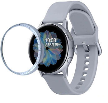 bezel ring For Samsung Galaxy Watch active 2 44mm 40mm Case cover Adhesive Metal bumper Accessories samsung active2 40 mm 44 mm