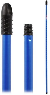 Bezem Handvat Blauw 140 Cm