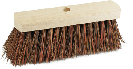 Bezemkop - straatbezem - Piassava vezels - 29 cm - harde bezem - tuin