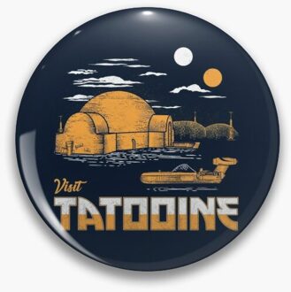 Bezoek Tatooine Zacht Email Pin Badge Decoratieve Kleding Badge Revers Pin Broche Sieraden Voor Vrouwen Mode