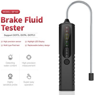 BF200 BF100 Auto Remvloeistof Olie Tester Auto Lcd/Led Digitale Display Brake Liquid Test Pen Voor DOT3/DOT4/DOT5