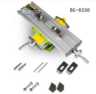 BG-6330 Mini Dwarsslede Tafel Micro Freesmachine Multifunctionele Precisie Dwarsslede Werkbank (330*95 mm)