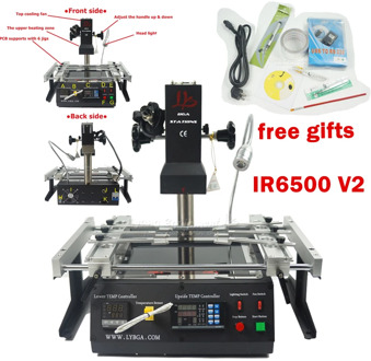 BGA LY IR6500 v2 infrared Rework Machine soldering Rework Station 2300W for Motherboards Repairing with BGA kit System Solder