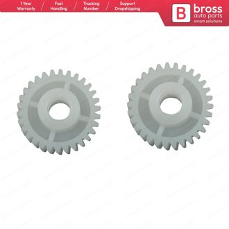 BGE590-1 2 Stuks Elektrische Zijvleugel Spiegel Vouwen Motor Reparatie Gear Links Of Rechts Voor Kia Hyundai 30-Tanden gemaakt In Turkije