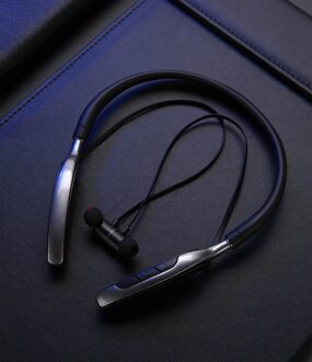 BGreen Bluetooth Sport Hoofdtelefoon Sport Headset Ondersteuning MP3 Tf-kaart Afspelen BT Call Stereo Oortelefoon Met Grote Ingebouwde Batterij zwart