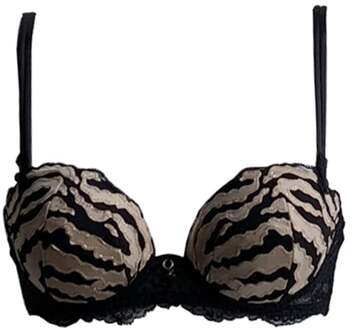 BH's Sauvage Padded Balconette UW BH Bruin/zwart 0447 - 80B