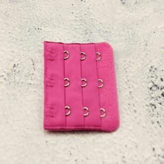 BH Verlengstuk / Verlenger 3 Haaks Donker Roze (per stuk)
