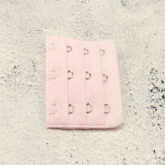 BH Verlengstuk / Verlenger 3 Haaks Licht Roze (per stuk)