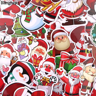 BH1165 Blinghero Cartoon Stickers 35Pcs/set Christmas Stickers Wall Stickers Decorative Refrigerator Stickers Decal gifts