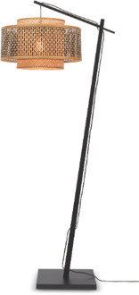 Bhutan Vloerlamp L Bruin, Zwart