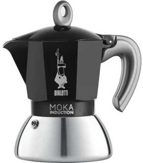 Bialetti Moka Inductie Percolator - Zwart - 2 kops