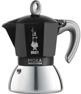 Bialetti Moka Induction Percolator - Zwart - 4 kops
