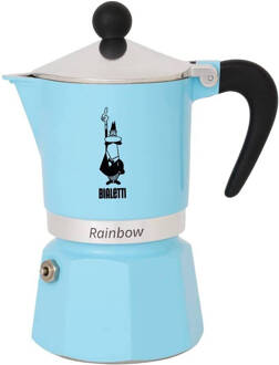 Bialetti Rainbow Azzurro Percolator 200ml – 3 kops