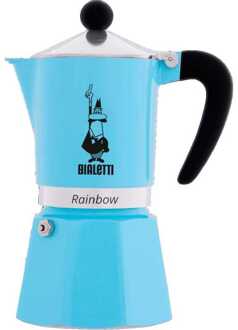 Bialetti Rainbow Azzurro Percolator 200ml – 3 kops