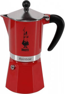 Bialetti Rainbow Rood Percolator 300ml – 6 kops