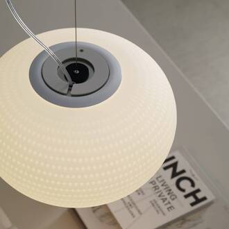 Bianca - LED design hanglamp wit, gesatineerd