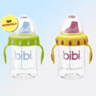 Bibi Anti-Lek Beker - Lime/Blauw 250Ml