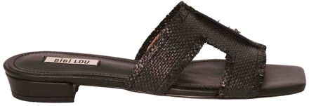 Bibi Lou Dahlia slippers Zwart - 38