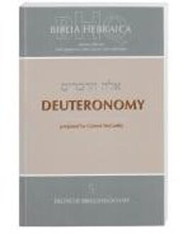 Biblia Hebraica Quinta (BHQ). Deuteronomy