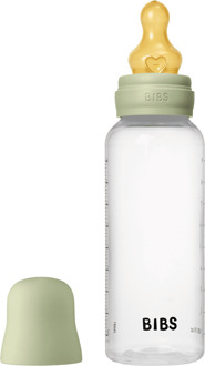BIBS Baby Accessoires BIBS Baby Bottle Round Latex Medium Flow Sage 270 ml