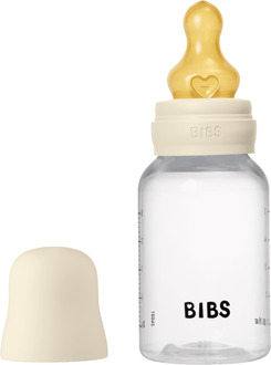 BIBS Baby Accessoires BIBS Baby Bottle Round Latex Slow Flow Ivory 150 ml