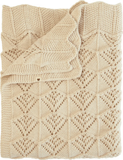 BIBS Baby Accessoires BIBS Gebreide Deken - Golvend Ivoor 1 st