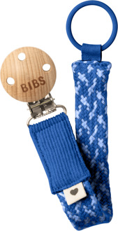 BIBS Baby Accessoires BIBS Pacifier Clip Cornflower/Dusty Blue 1 st