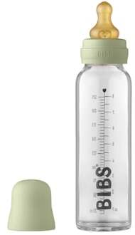 BIBS Babyflessen Compleet Set 225 ml, Salie Groen - 125ml-250ml