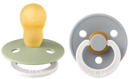 BIBS Colour Collection - Stage 3 Fopspeen - 18+ Maanden - 2 Stuks - Sage Glow / Cloud Glow