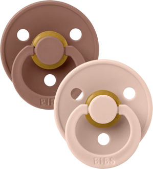 BIBS Colour Collection - Stage 3 Fopspeen - 18+ Maanden - 2 Stuks - Woodchuck / Blush