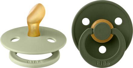 BIBS Colour Fopspeen - Anatomisch - Maat 1 - Sage/Hunter Green Sage / Hunter Green / Groen