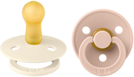 BIBS Colour Pacifier - Stage 2 Fopspeen - 6+ Maanden - 2 Stuks - Ivory / Blush