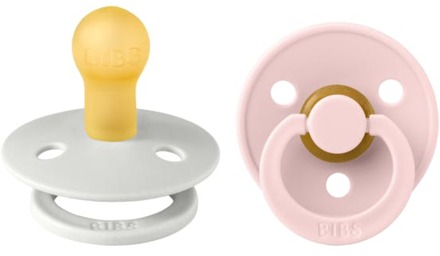 BIBS dummies Colour Haze en Blossom 0-6 maanden, 2 stuks. Kleurrijk
