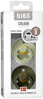 BIBS Fopspeen 18+ mnd Sage/Hunter Green 2 stuks