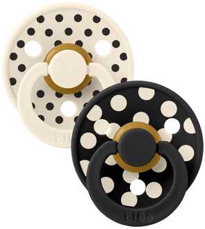 BIBS fopspeen Studio Round size 2 - 2 stuks